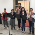 Trumpet ensemble with teacher Philip Day - Ramallah