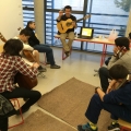 Guitar workshop in Bethlehem branch with teacher Pedro Lopez de la Osa